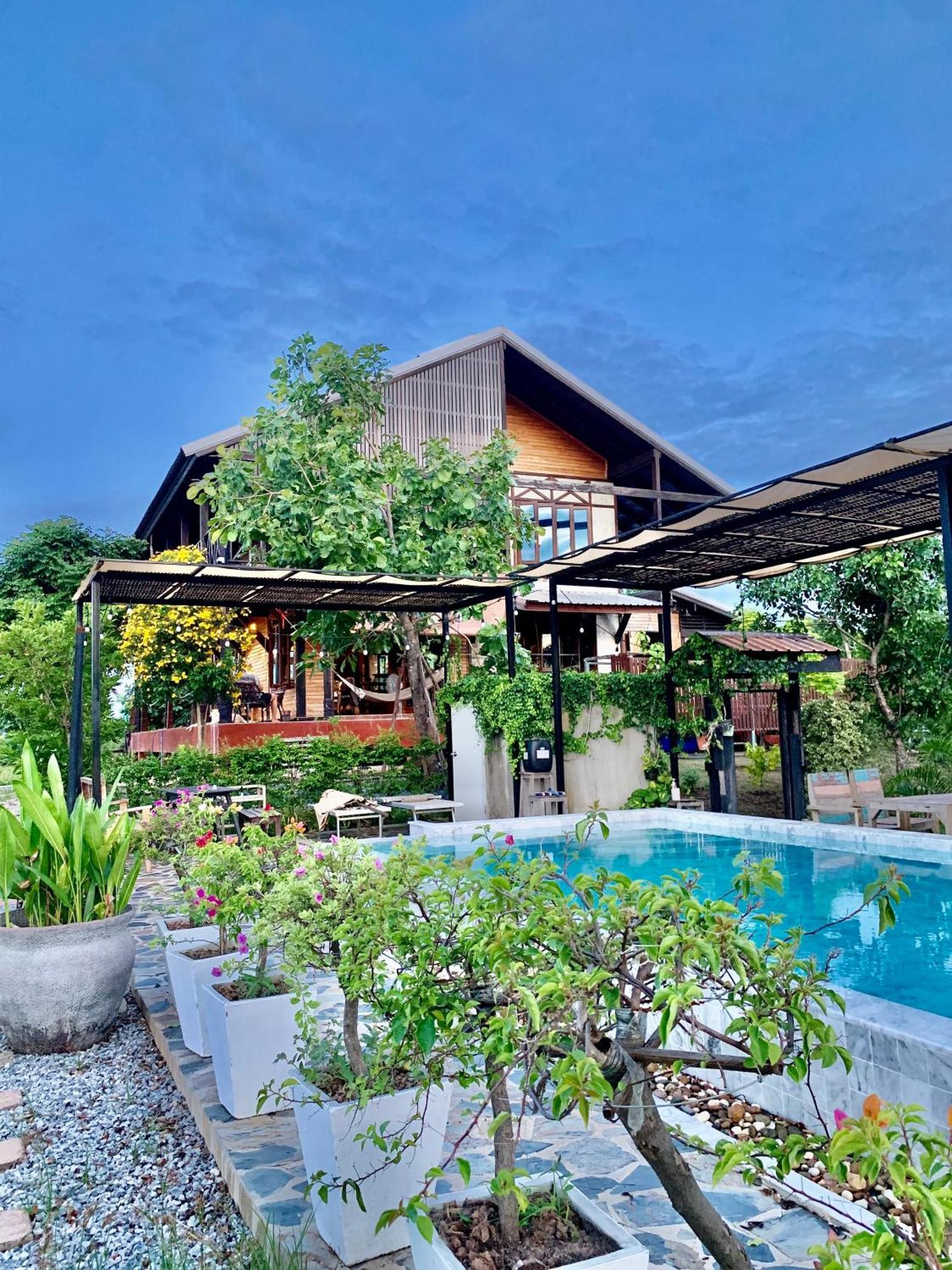 Rang Robin Farmstay For 4 With Pool Ban Wang Muang Экстерьер фото